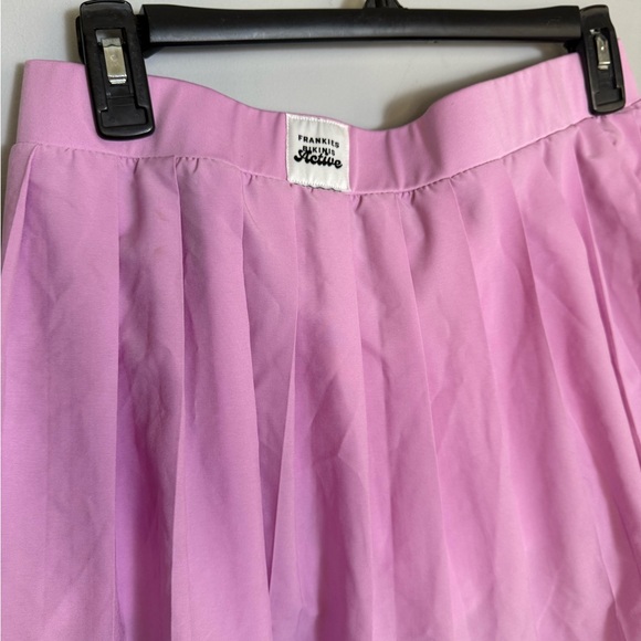 Frankie’s bikini windy tennis skirt with build in shorts, baby pink color, XL - Picture 5 of 8